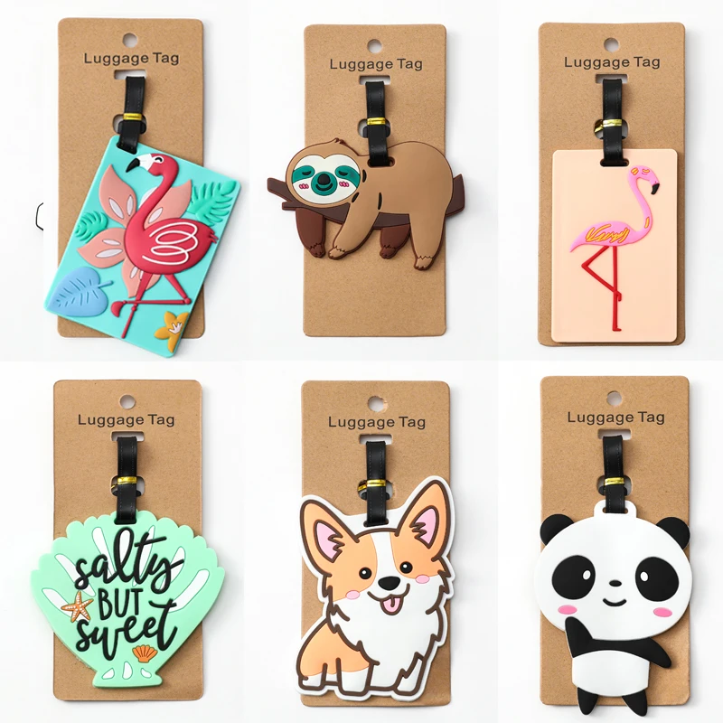 Travel Accessories Kids - Aksesori Perjalanan Tag Bagasi Kreatif Corgi