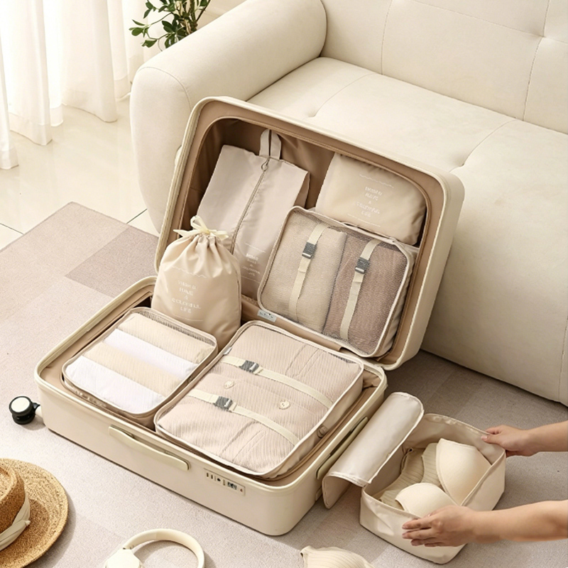 Travel Accessories Packing Cubes - Set 7 Kantong Packing Cube -