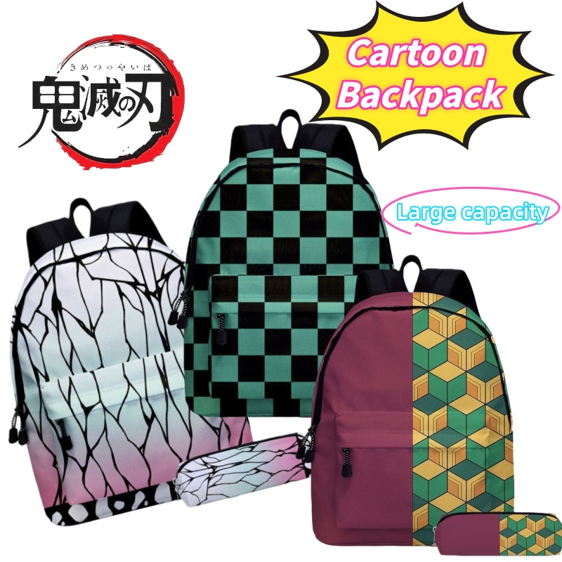 Travel Accessories Gadget - Ransel Ringan Pelajar Demon Slayer Kochou