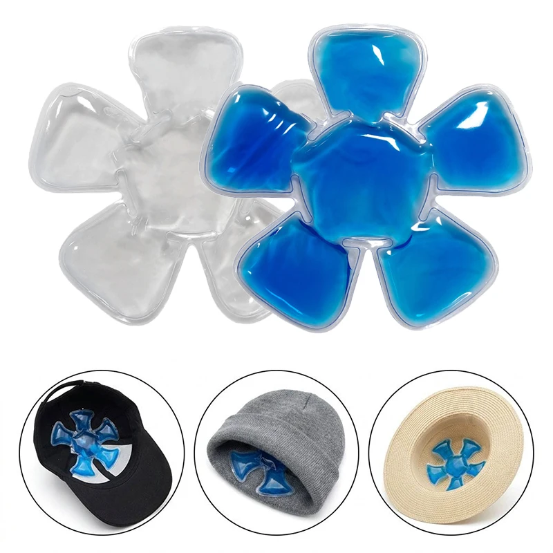 Travel Accessories Gadget - Bantal Pendingin Gel PVC Biru yang