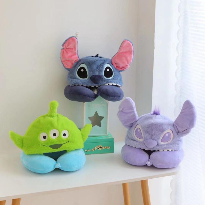 Travel Accessories Pillow - Disney Cute Stitch Alien Bantal Berbentuk