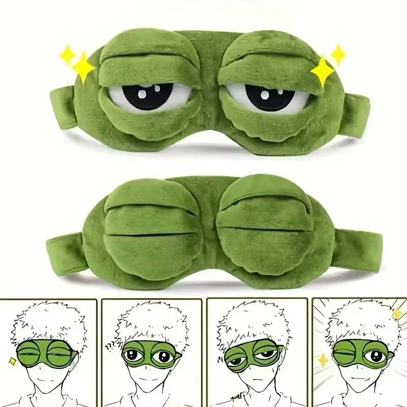 Travel Accessories Gadget - Penutup Mata Berbentuk Katak untuk Pesta,
