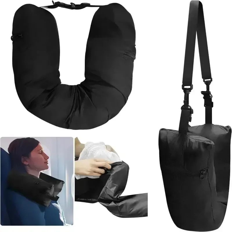 Travel Accessories Pillow - Tas Organizer Sarung Bantal Perjalanan yang