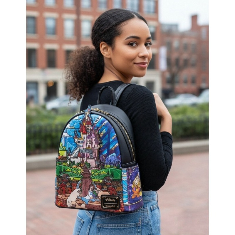 Travel Accessories Disney - Ransel Mini Kastil Belle Beauty and