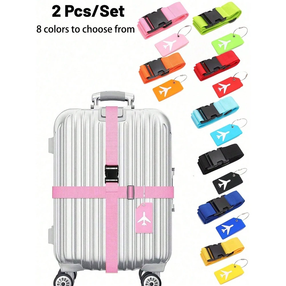 Travel Accessories Sale - Set Tali Pengikat Koper dengan Label