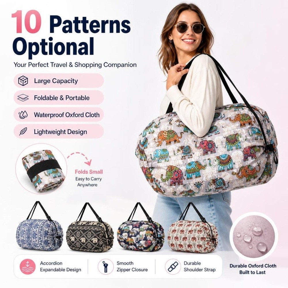 Travel Accessories Market - Tas Belanja Ringan Berkapasitas Besar dengan