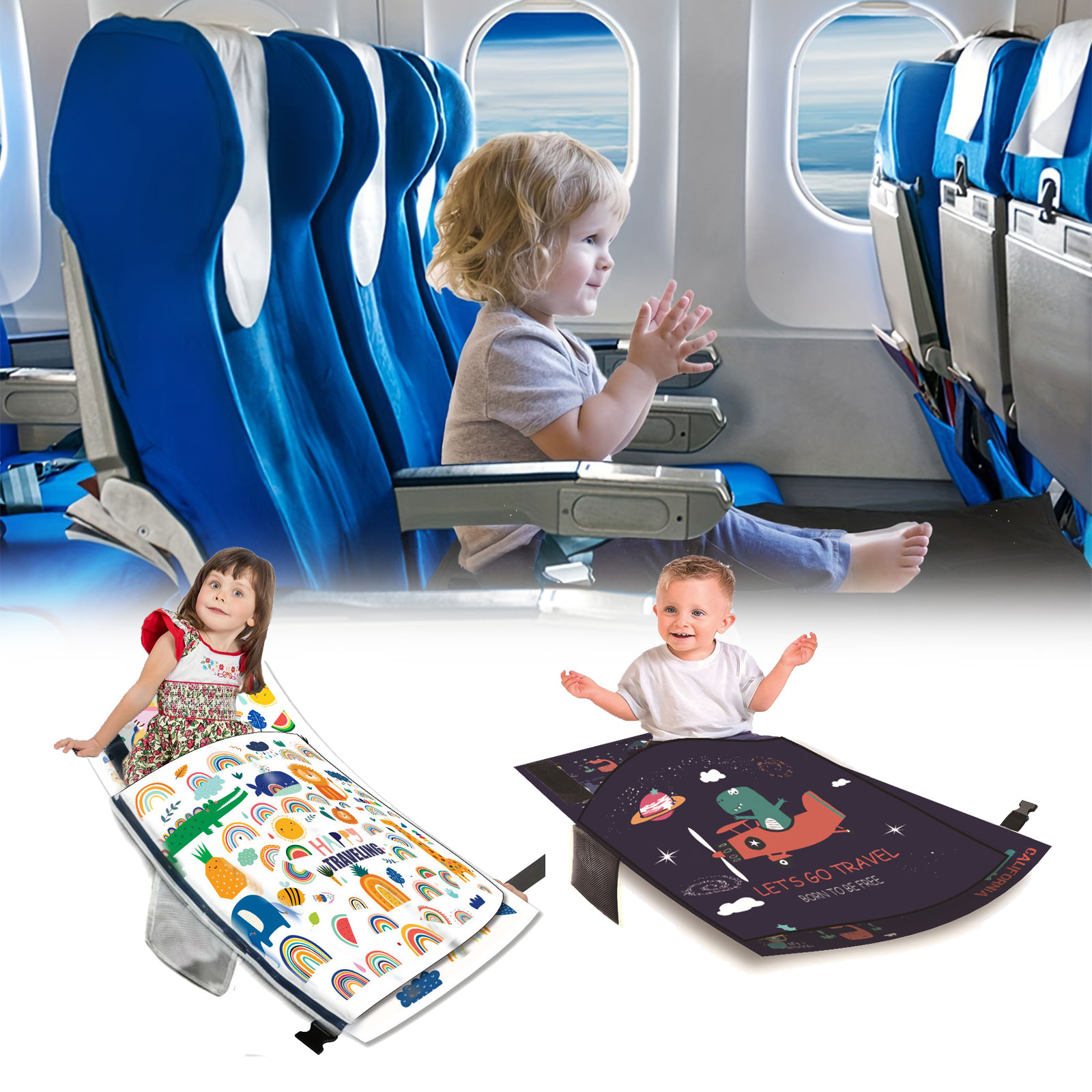 Travel Accessories Kids - Kasur pesawat anak portabel, tempat tidur