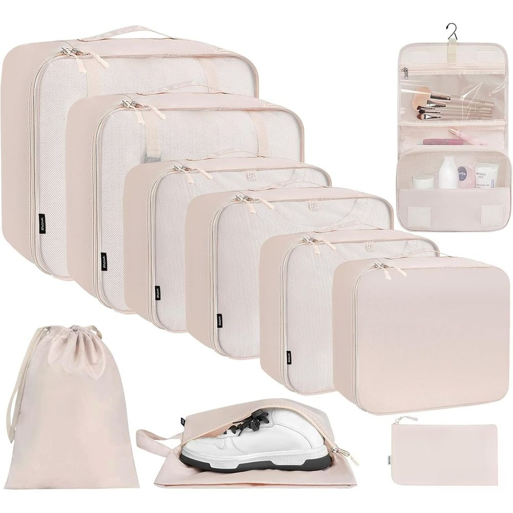 Travel Accessories Packing Cubes - Set/8 Set/10 Set Kubus Pengemas Berbagai