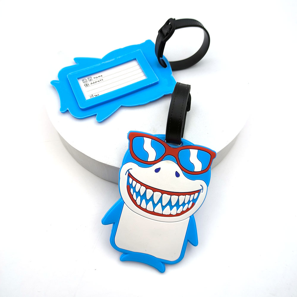 Travel Accessories Kids - 1 buah bagasi hiu lucu Tag