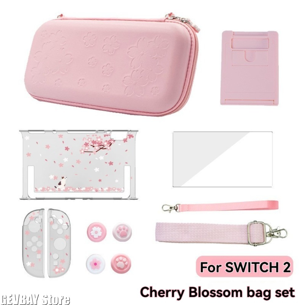 Travel Accessories Pink - Tas Jinjing Portabel PU Sakura Pink