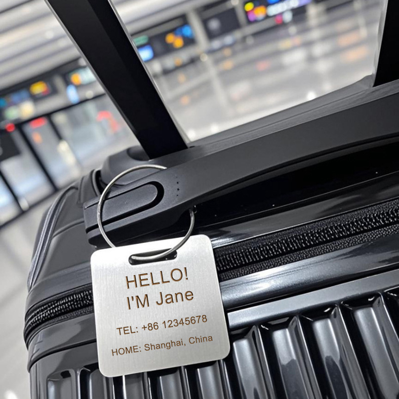 Label Bagasi Nama Kustom Label - Travel Accessories Sale ulasan dan harga