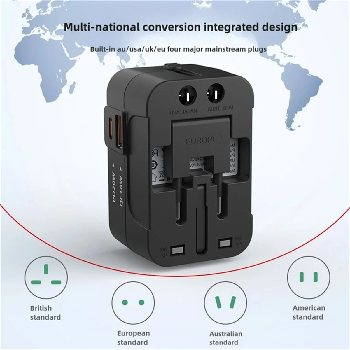 【TODAY-BUY】~@ Adaptor Perjalan - Travel Accessories To Buy ulasan dan harga