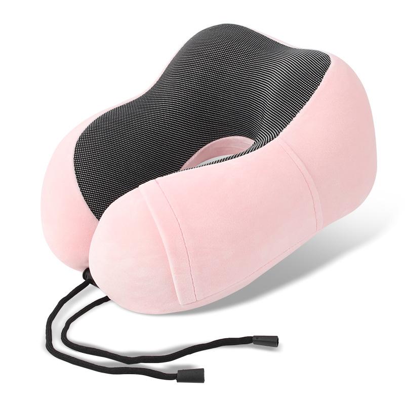 Bantal Leher Bentuk U Slow Reb - Travel Accessories Pillow ulasan dan harga