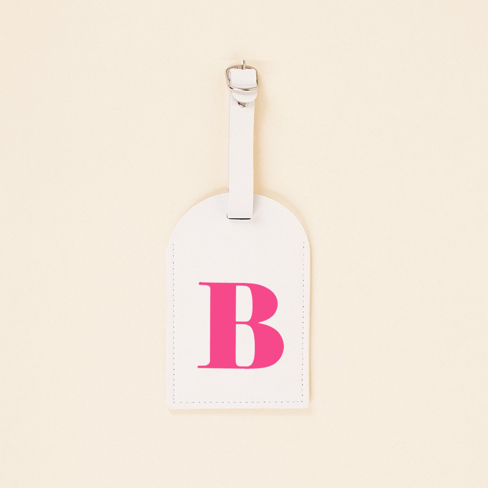 Rose Pink Tag bagasi Monogram  - Travel Accessories Pink ulasan dan harga
