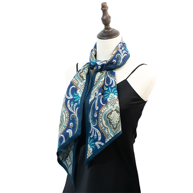 Syal Tipis Wol Sutra Wanita Da - Travel Accessories Neck ulasan dan harga