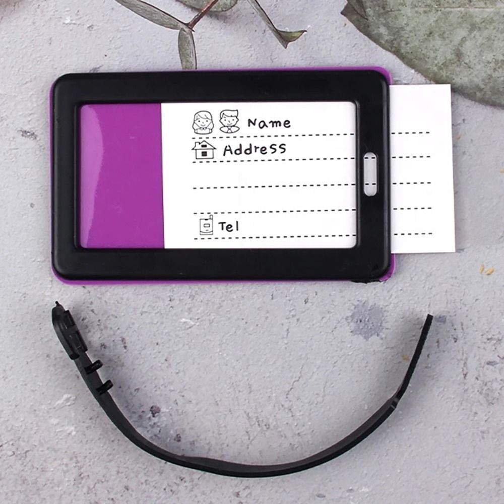 Lem silikon pemegang alamat ID - Luggage Cover Protector ulasan dan harga