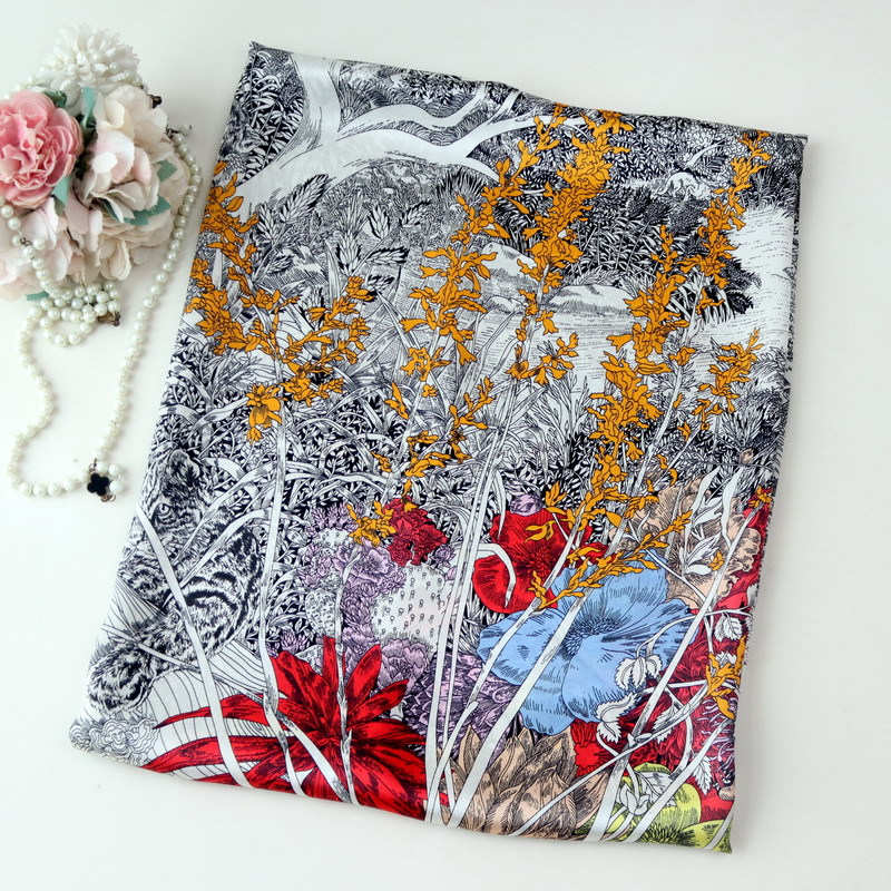 Syal Sutra 110CM Mewah, Bandan - Travel Accessories Neck ulasan dan harga
