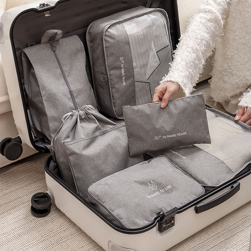 Set 7 Buah Packing Cube Perjal - Travel Accessories Packing Cubes ulasan dan harga