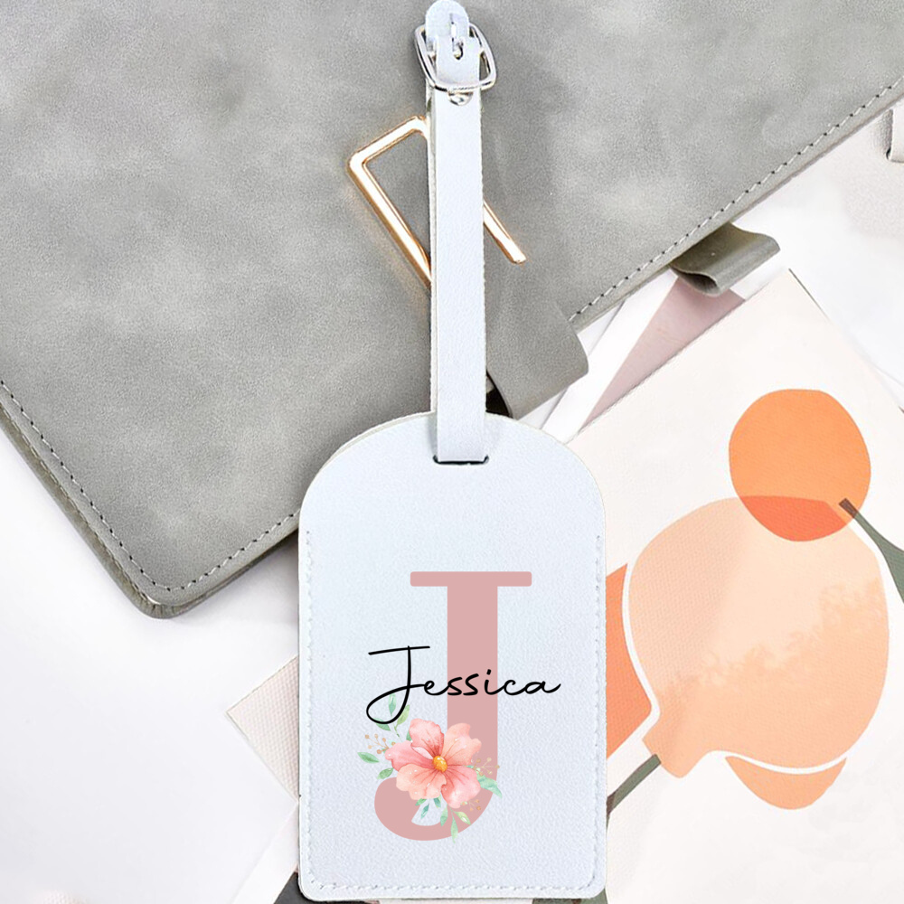 Tag Bagasi PU Huruf Pink yang  - Travel Accessories Pink ulasan dan harga