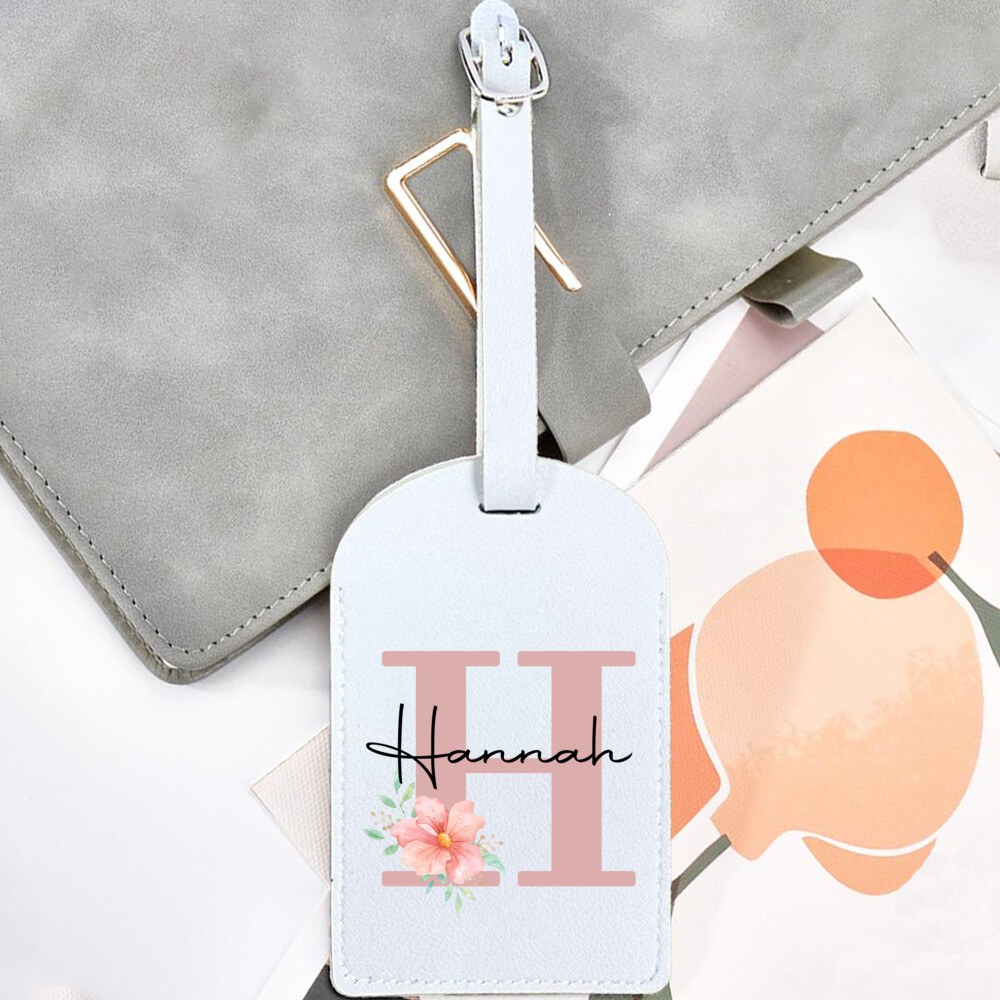 Tag Bagasi PU Huruf Pink yang  - Travel Accessories Pink ulasan dan harga