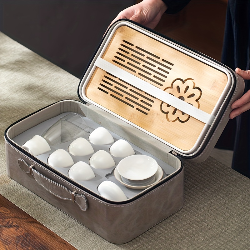 1 buah teko dan Set teh kerami - Portable Travel Kettle ulasan dan harga
