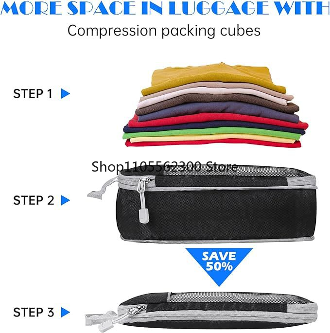 Set Kubus Pengemas Kompresi Ta - Travel Accessories Packing Cubes ulasan dan harga