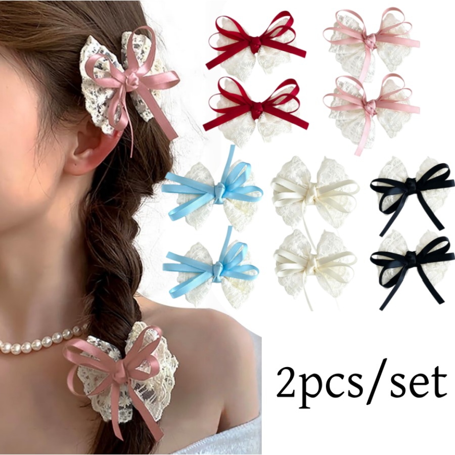 2 Buah/Set Jepit Rambut Pita R - Travel Accessories Kids ulasan dan harga