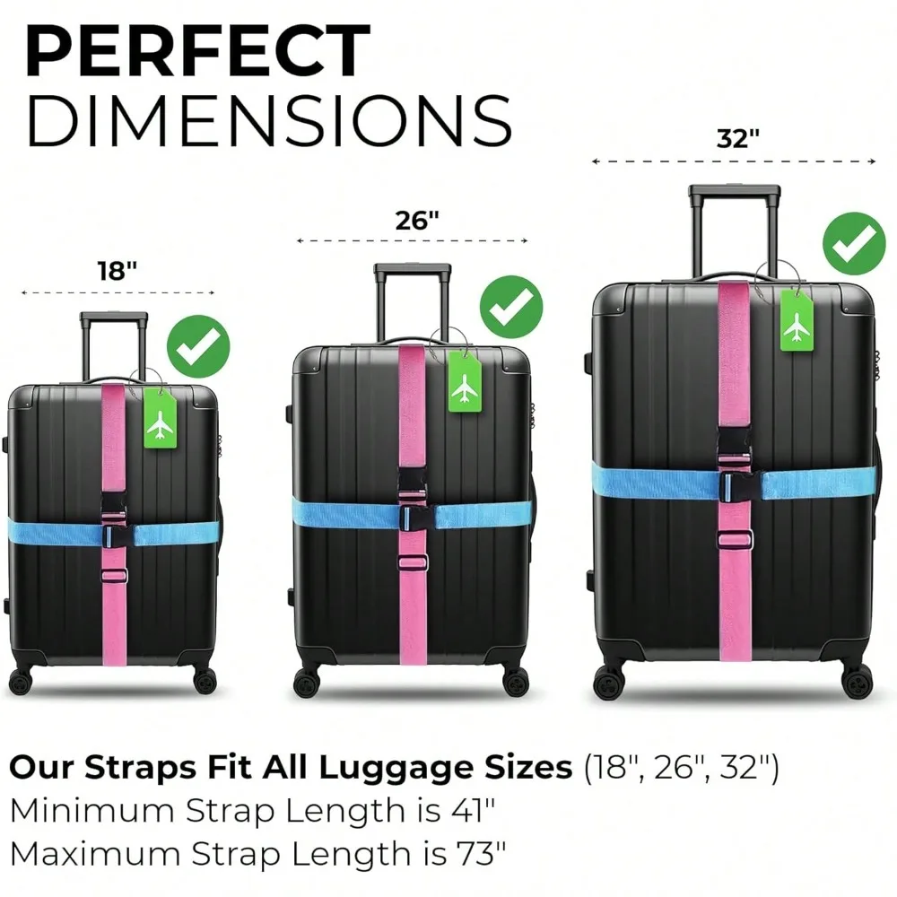 Set Tali Pengikat Koper dengan - Travel Accessories Sale ulasan dan harga