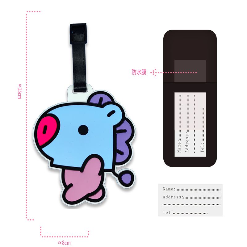 Gantungan kunci kartun BT21 lu - Travel Accessories Sale ulasan dan harga