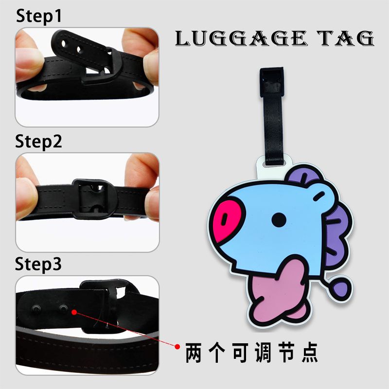 Gantungan kunci kartun BT21 lu - Travel Accessories Sale ulasan dan harga