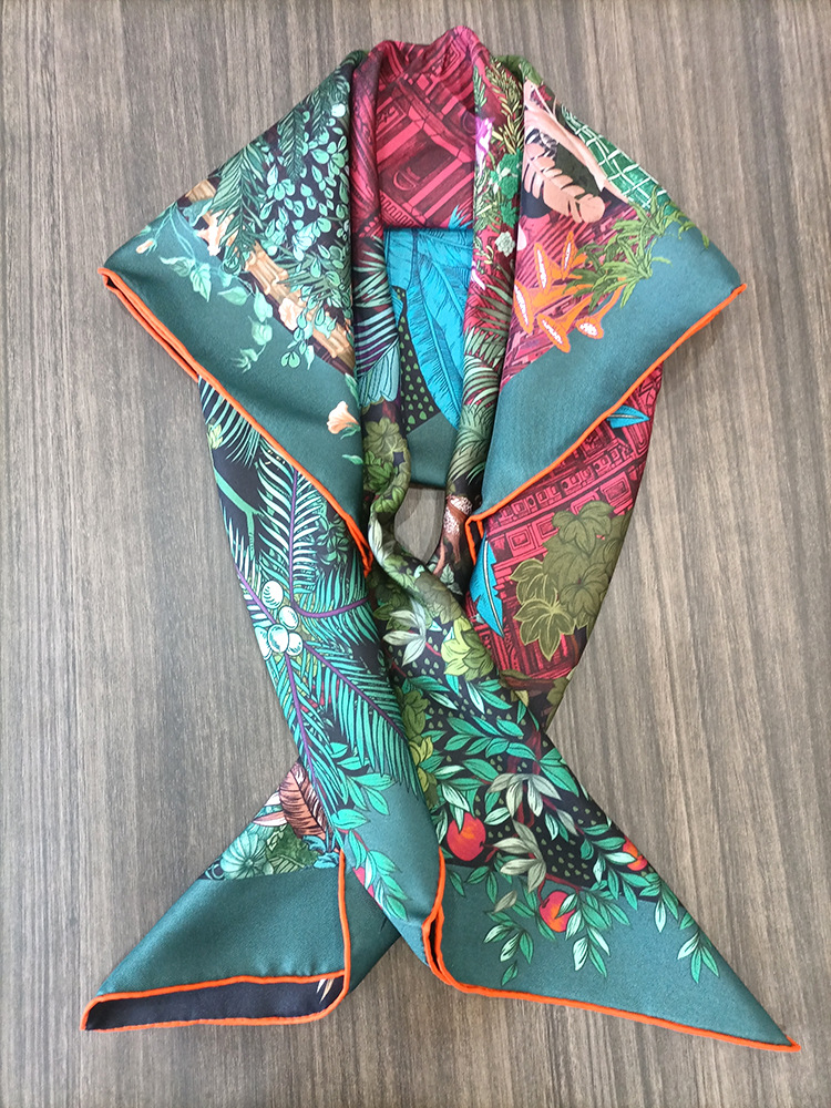 Syal Sutra 90CM Wanita, Bandan - Travel Accessories Neck ulasan dan harga