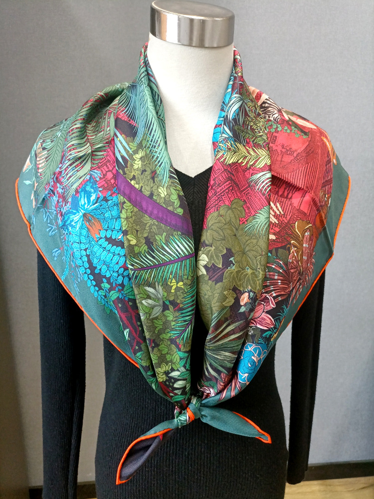 Syal Sutra 90CM Wanita, Bandan - Travel Accessories Neck ulasan dan harga