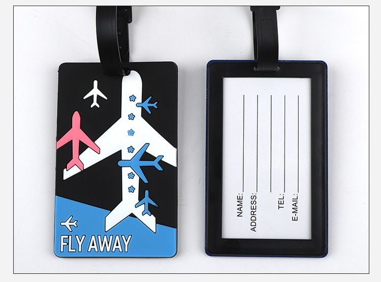 1 Buah Tag Bagasi PVC Hewan Ka - Travel Accessories Sale ulasan dan harga