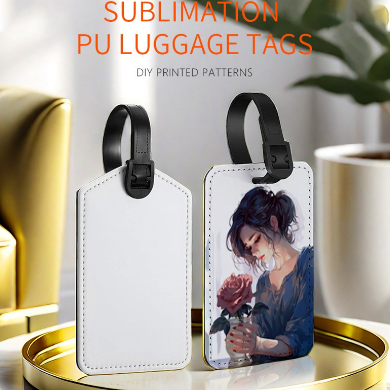 Tag Bagasi Kulit PU Gambar Kus - Travel Accessories Sale ulasan dan harga