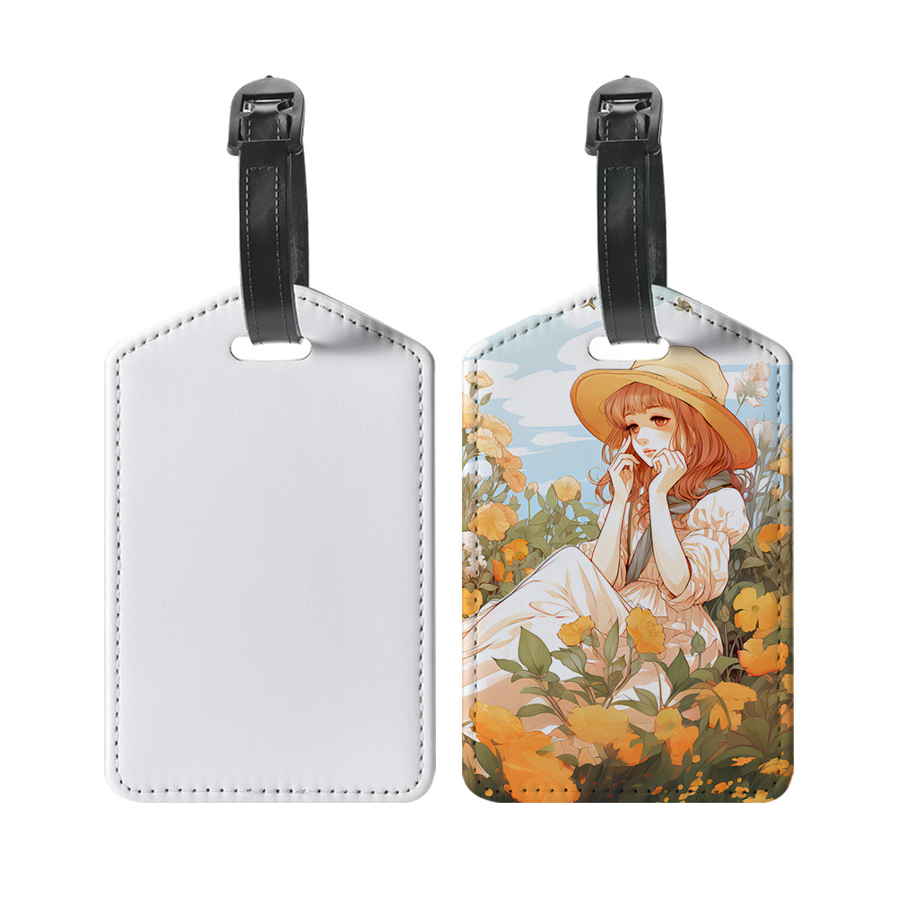 Tag Bagasi Kulit PU Gambar Kus - Travel Accessories Sale ulasan dan harga