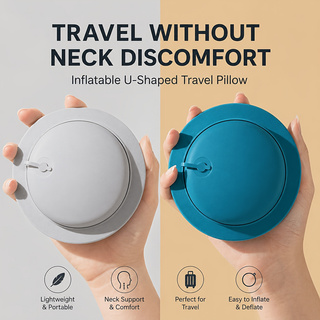 SPDJUMPER Bantal Leher Tiup un - Travel Accessories Pillow ulasan dan harga
