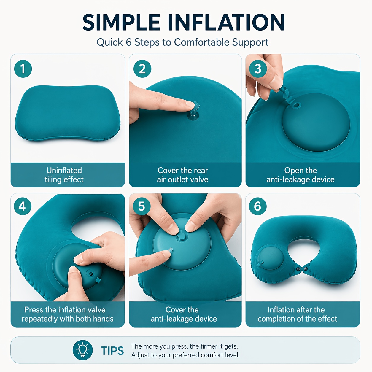 SPDJUMPER Bantal Leher Tiup un - Travel Accessories Pillow ulasan dan harga