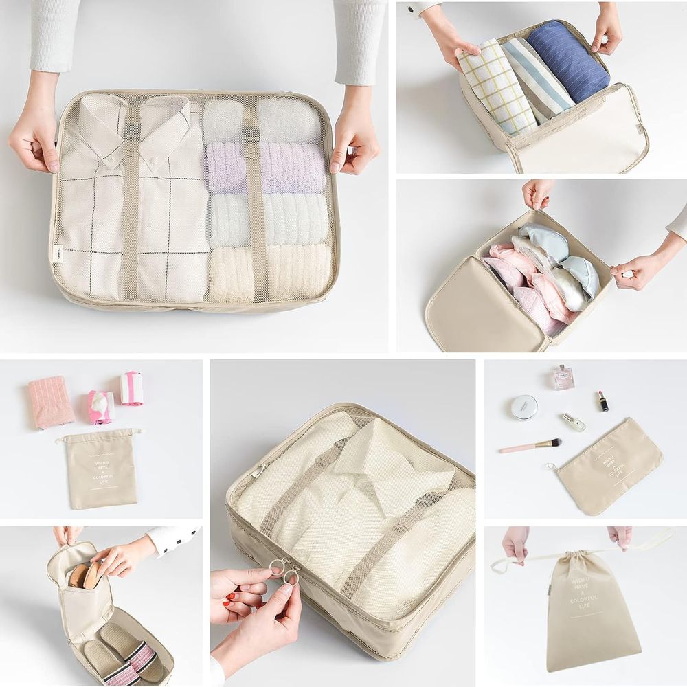 Set Kubus Pengemas atau Organi - Travel Accessories Packing Cubes ulasan dan harga