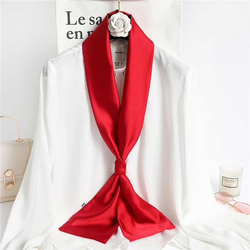 Selendang Sutra Panjang Warna  - Travel Accessories Neck ulasan dan harga