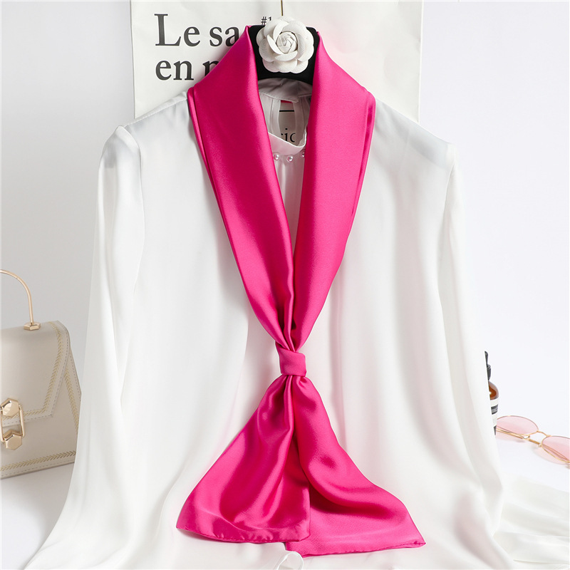 Selendang Sutra Panjang Warna  - Travel Accessories Neck ulasan dan harga