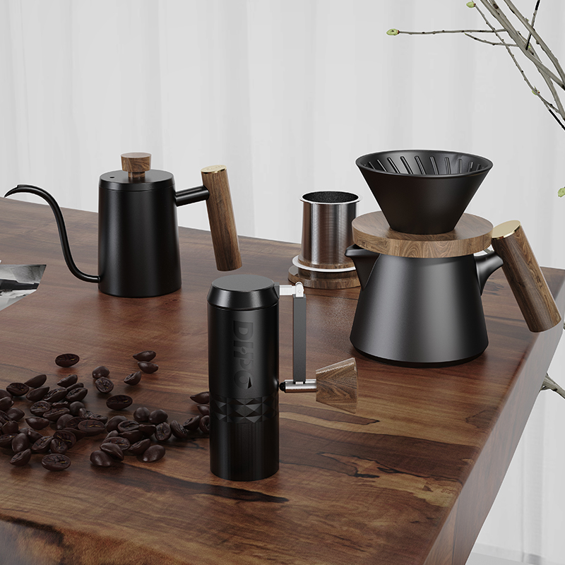 Set Perlengkapan Kopi Mewah DH - Portable Travel Kettle ulasan dan harga