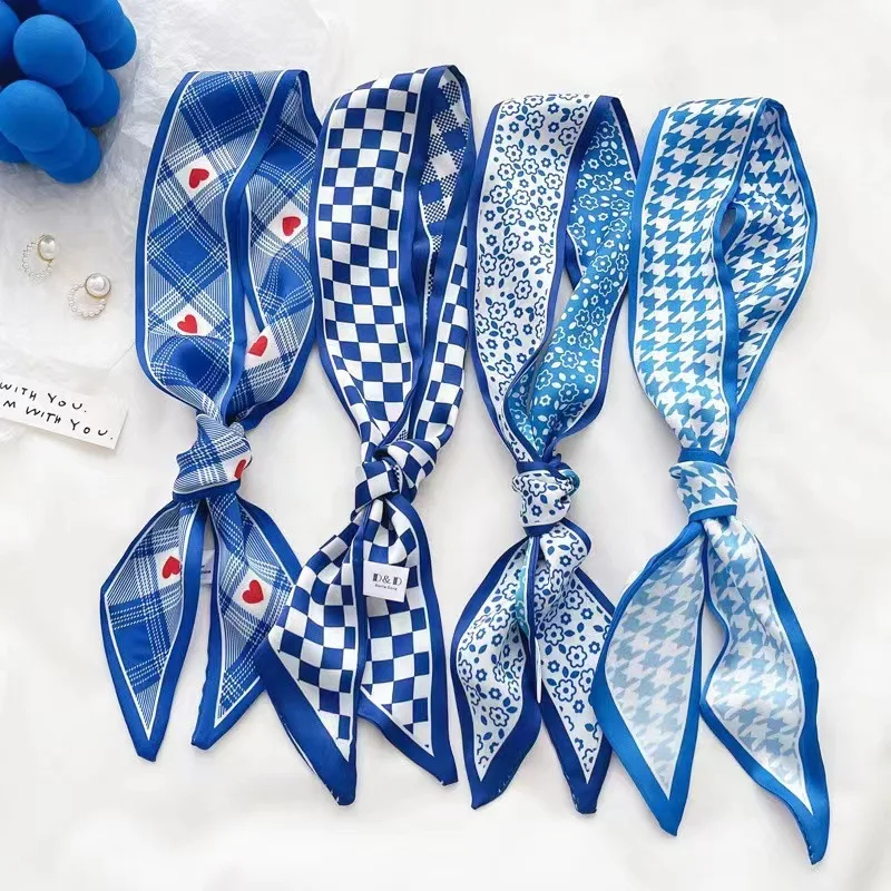 Syal sutra biru Klein, ikat ke - Travel Accessories Neck ulasan dan harga