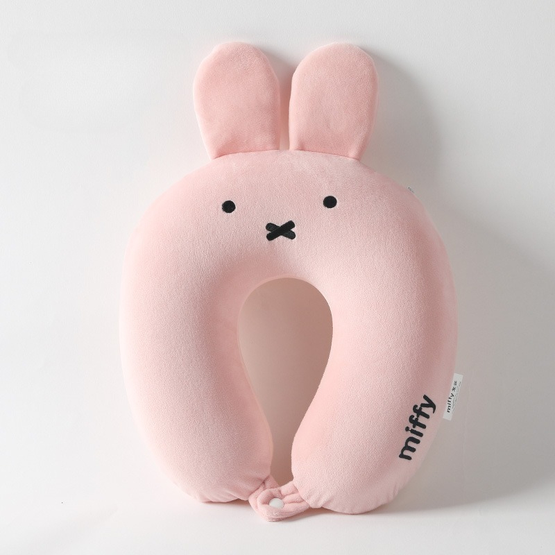 Lucu Laris Anime Miffy Telinga - Travel Accessories Pillow ulasan dan harga