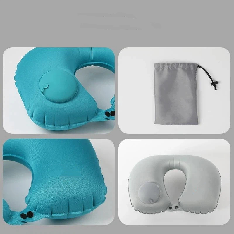 Bantal Leher Tiup Portabel yan - Travel Accessories Pillow ulasan dan harga